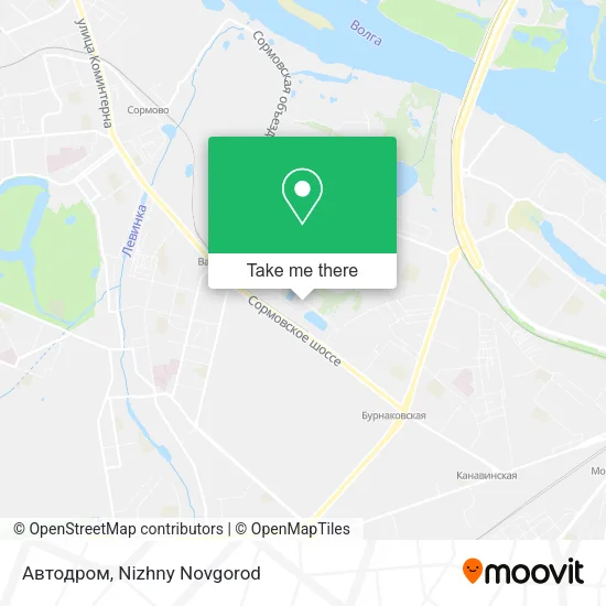 Автодром map