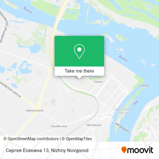 Сергея Есенина 13 map