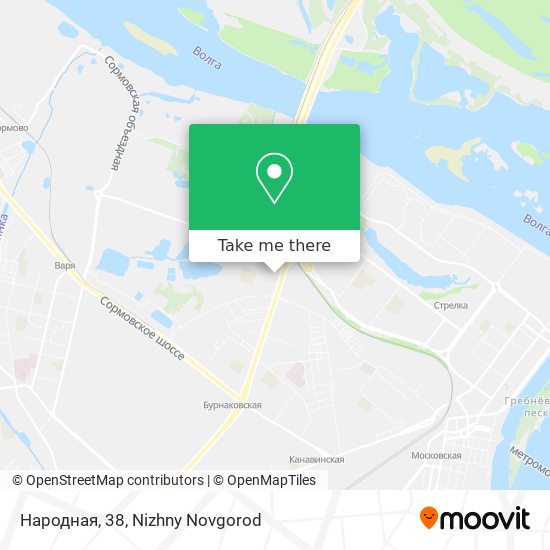 Народная, 38 map