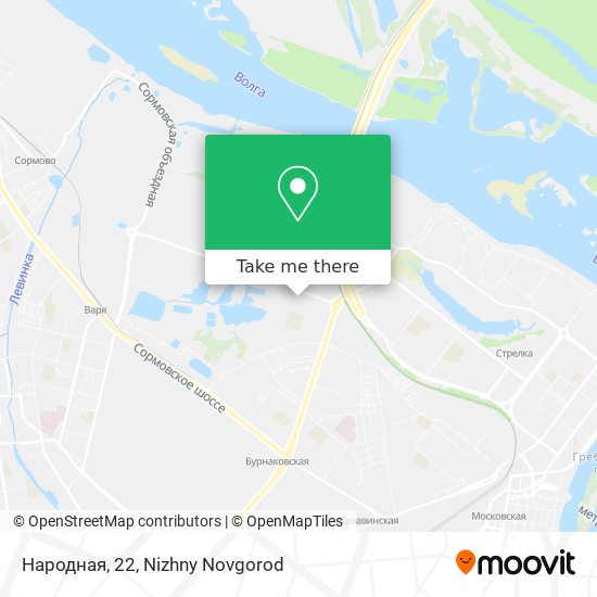 Народная, 22 map