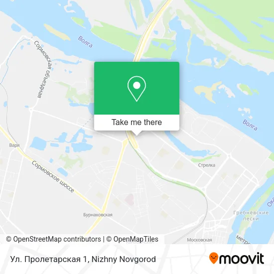 Ул. Пролетарская 1 map