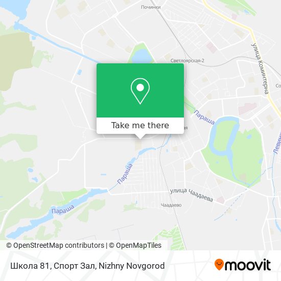 Школа 81, Спорт Зал map