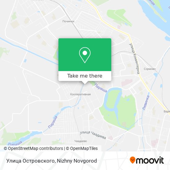 Улица Островского map