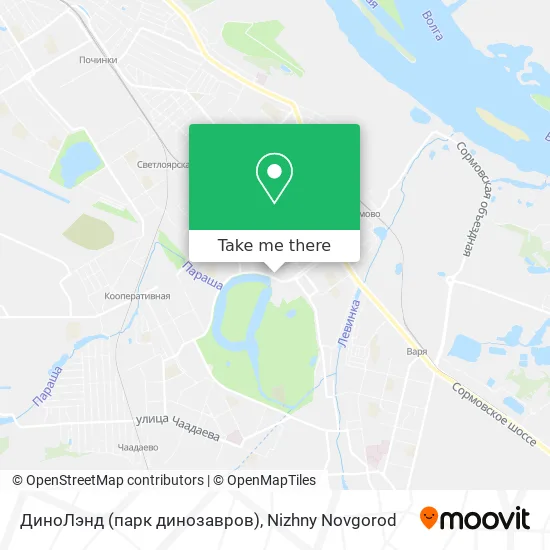 ДиноЛэнд (парк динозавров) map