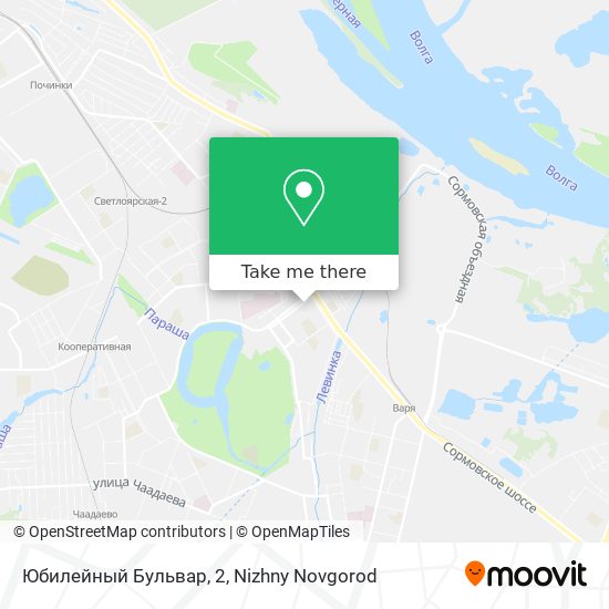 Юбилейный Бульвар, 2 map