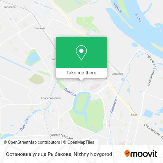 Остановка улица Рыбакова map