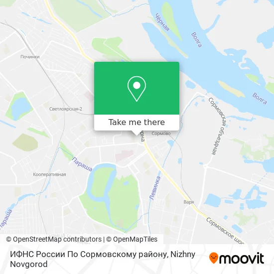 ИФНС России По Сормовскому району map