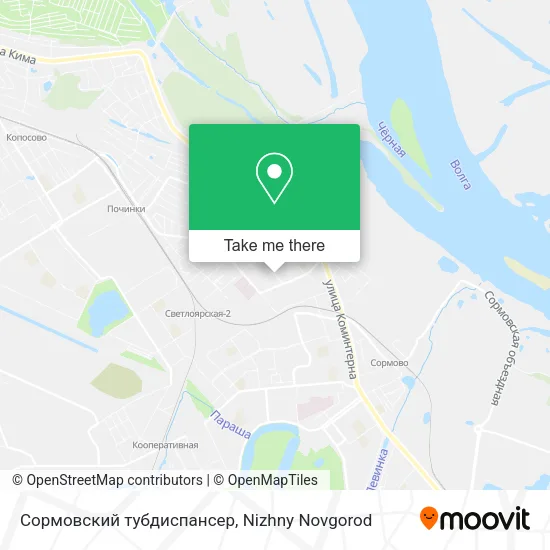 Сормовский тубдиспансер map