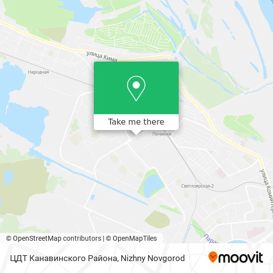 ЦДТ Канавинского Района map
