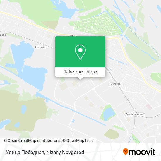 Улица Победная map