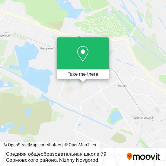 Средняя общеобразовательная школа 79 Сормовского района map