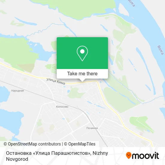 Остановка «Улица Парашютистов» map