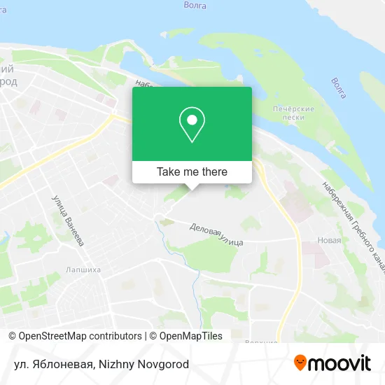 ул. Яблоневая map