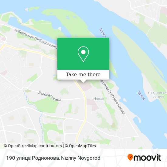 190 улица Родионова map