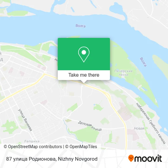 87 улица Родионова map