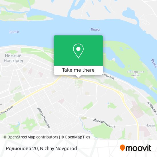 Родионова 20 map