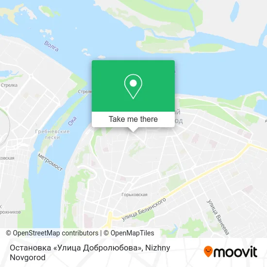 Остановка «Улица Добролюбова» map