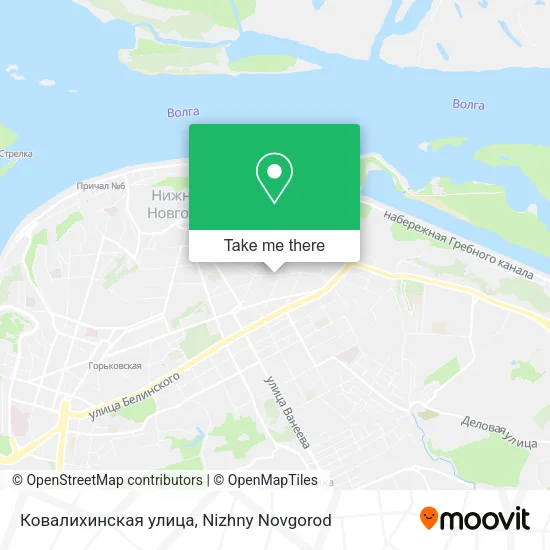 Ковалихинская улица map