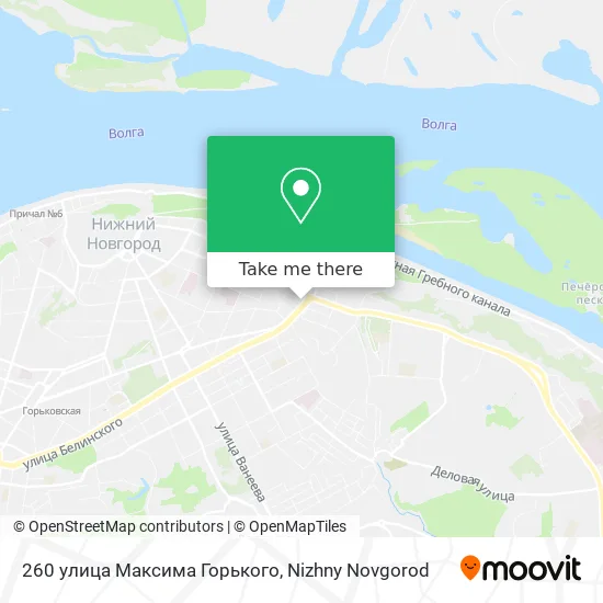 260 улица Максима Горького map