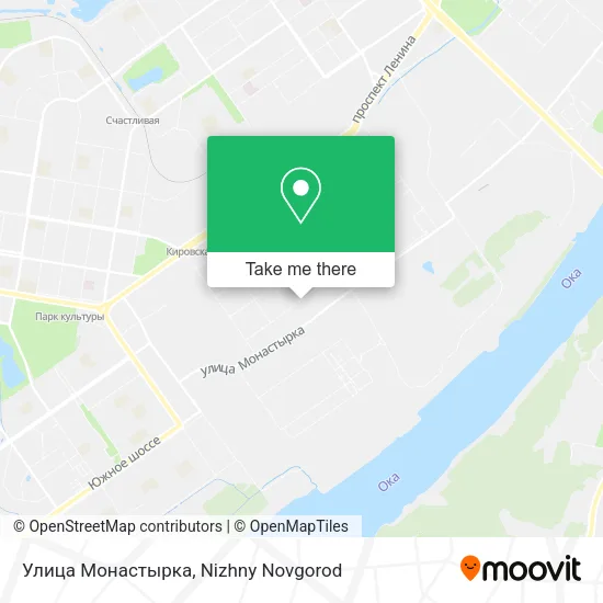 Улица Монастырка map