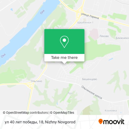 ул 40 лет победы, 18 map