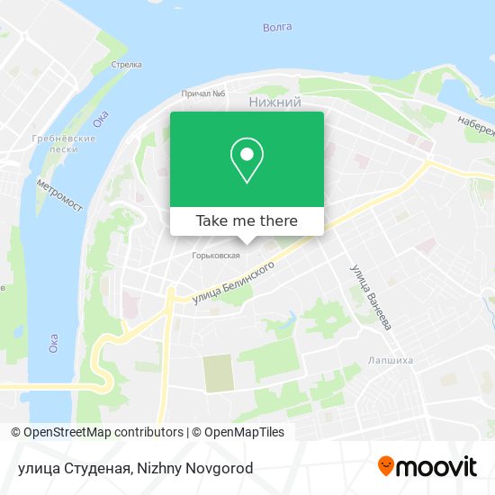 улица Студеная map