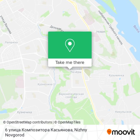 6 улица Композитора Касьянова map
