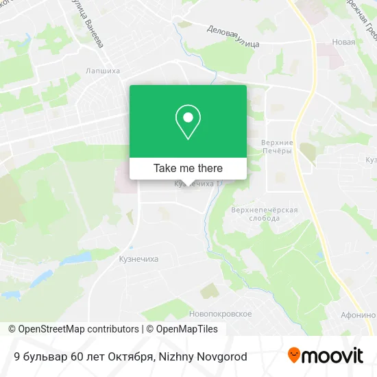 9 бульвар 60 лет Октября map