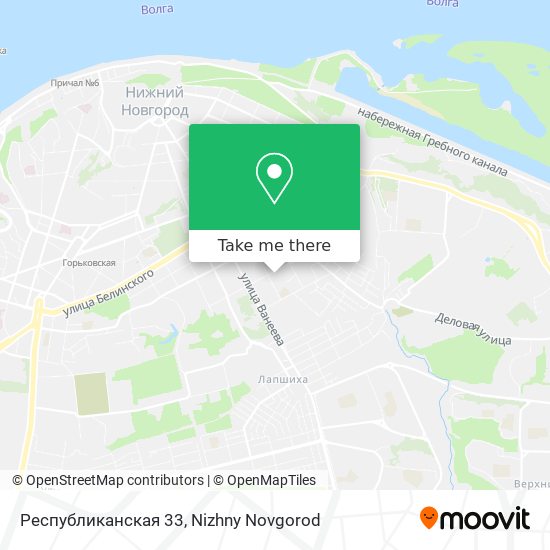 Республиканская 33 map