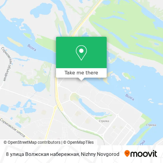 8 улица Волжская набережная map