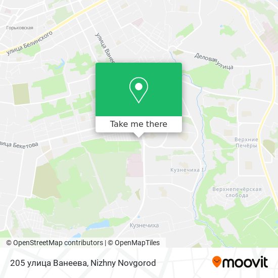 205 улица Ванеева map