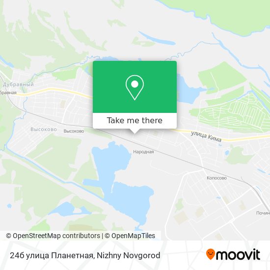 24б улица Планетная map