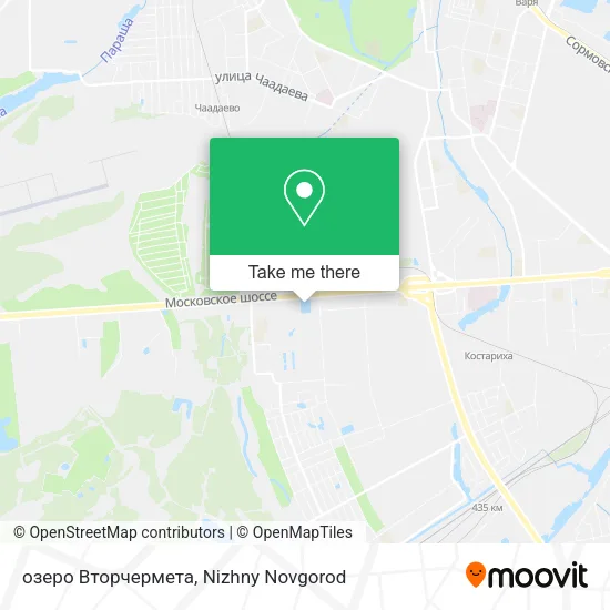 озеро Вторчермета map