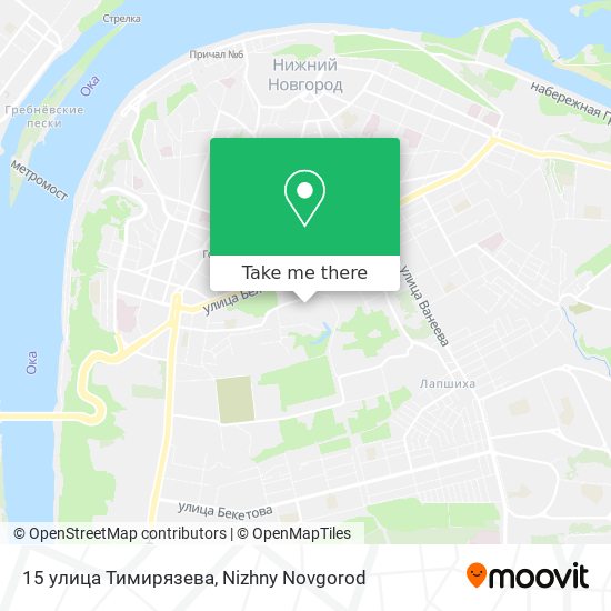 15 улица Тимирязева map