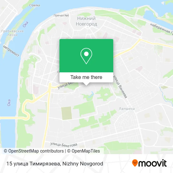 15 улица Тимирязева map