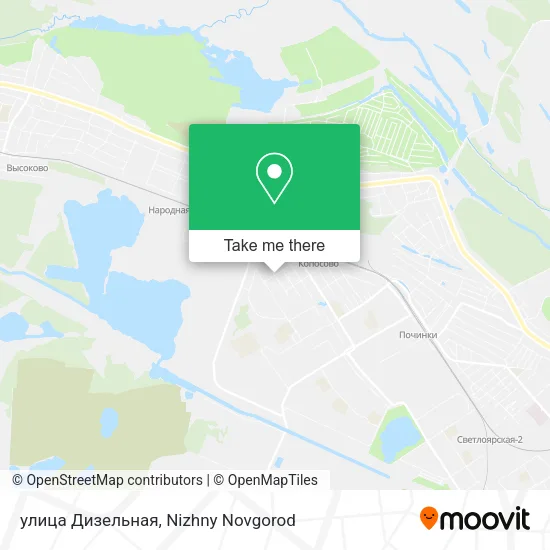улица Дизельная map