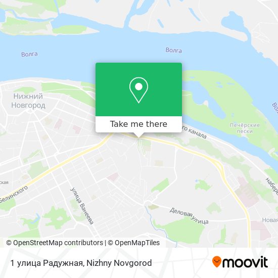 1 улица Радужная map