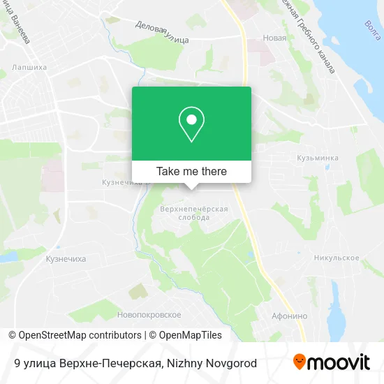 9 улица Верхне-Печерская map