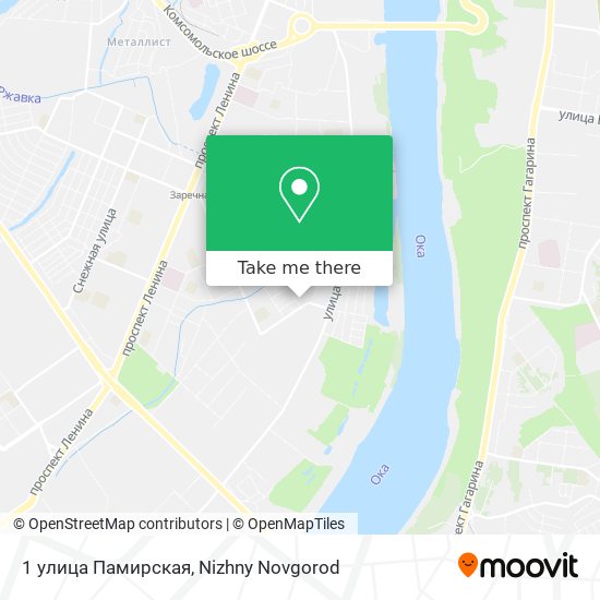 1 улица Памирская map
