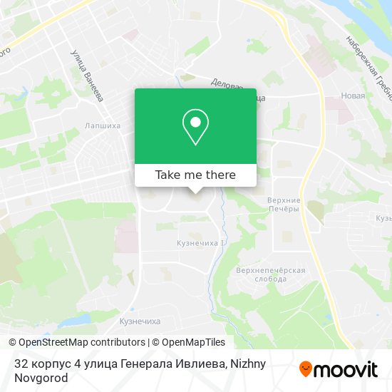 32 корпус 4 улица Генерала Ивлиева map