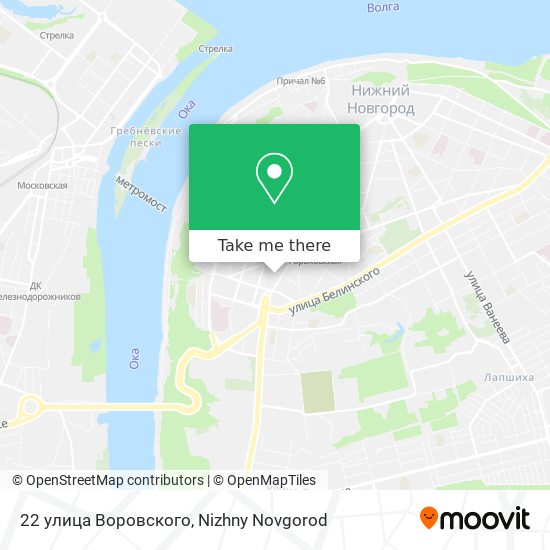 22 улица Воровского map