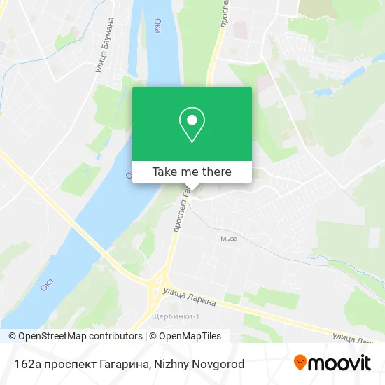 162а проспект Гагарина map