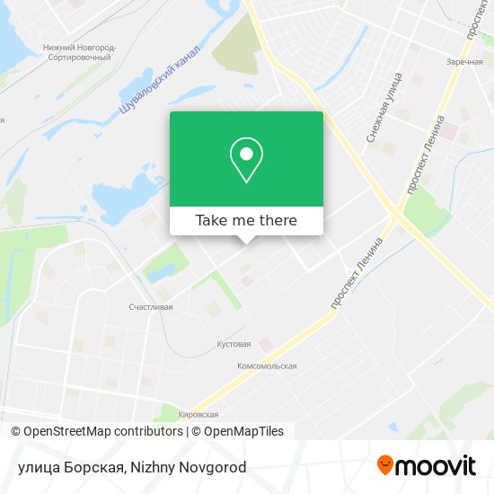 улица Борская map