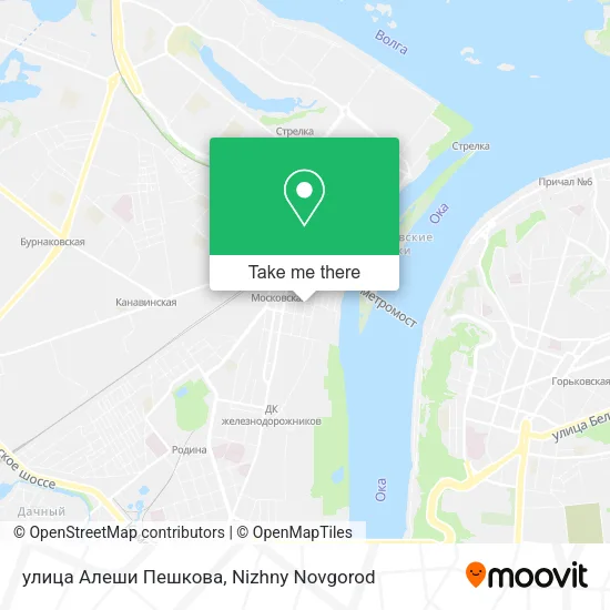 улица Алеши Пешкова map