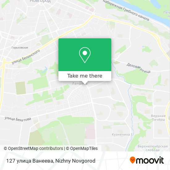 127 улица Ванеева map