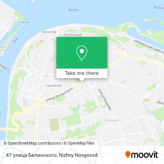 47 улица Белинского map