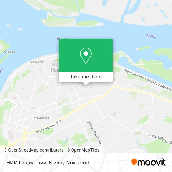 НИИ Педиатрии map