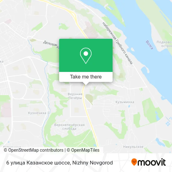 6 улица Казанское шоссе map