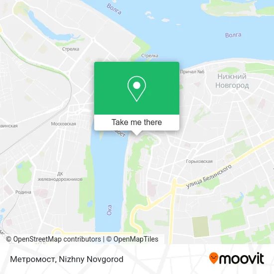 Метромост map