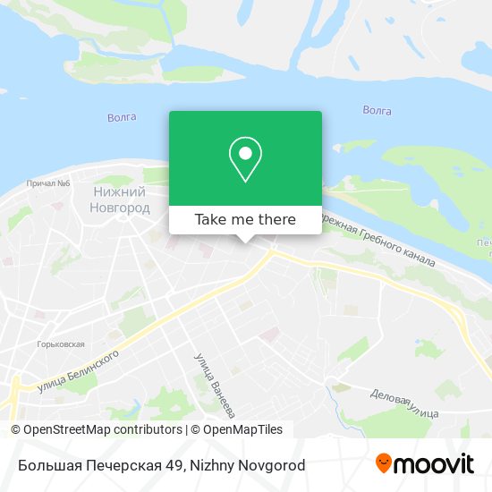 Большая Печерская 49 map